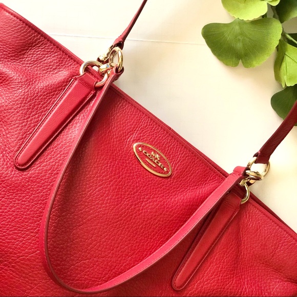 SOLD - Leather Purse/Shoulder bag/Tote | Coach - Picture 1 of 8